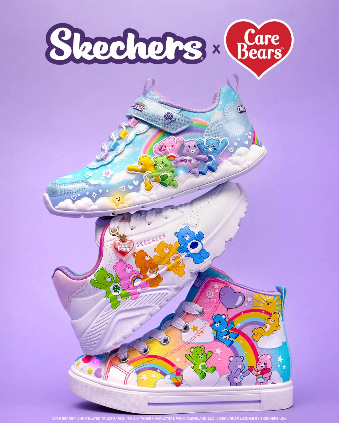
Skechers x Care Bears™: A Feel-Good Footwear Collection for Women and Kids

